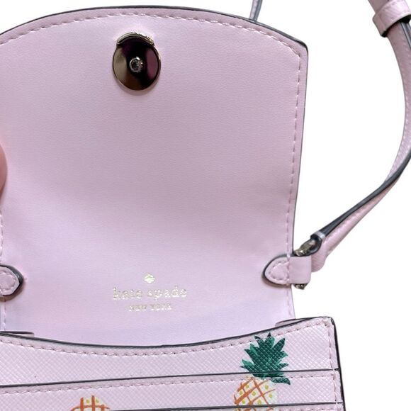 NWOT Kate Spade Pink Pineapple Crossbody Bag - Picture 9 of 10